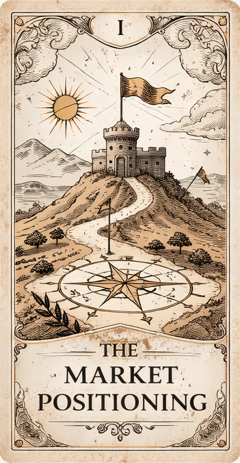 Tarot card for Market Positioning